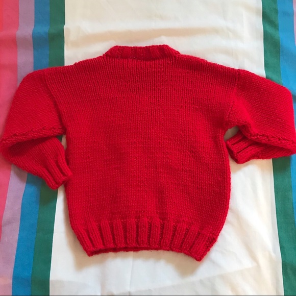 Vintage Handmade Knit Donald Duck Sweater - Picture 3 of 3